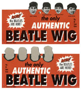 Made in China Beatles wig header card