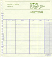 Apple Remittance form