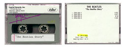 Beatles' Story DAT tape front & back
