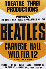 Carnegie Hall advertisement