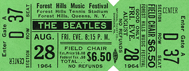 Forest Hills ticket 08/20/64