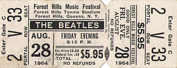 Forest Hills ticket 08/20/64