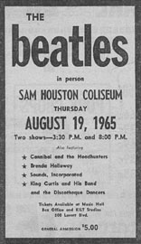 Houston Concert Ad