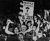 Beatles In Seattle 1964 - fans