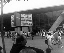 Beatles in Seattle Coliseum sign